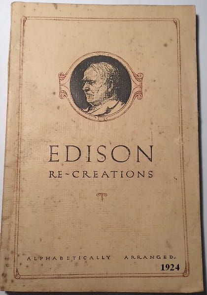 Edison Re - Creations-1924